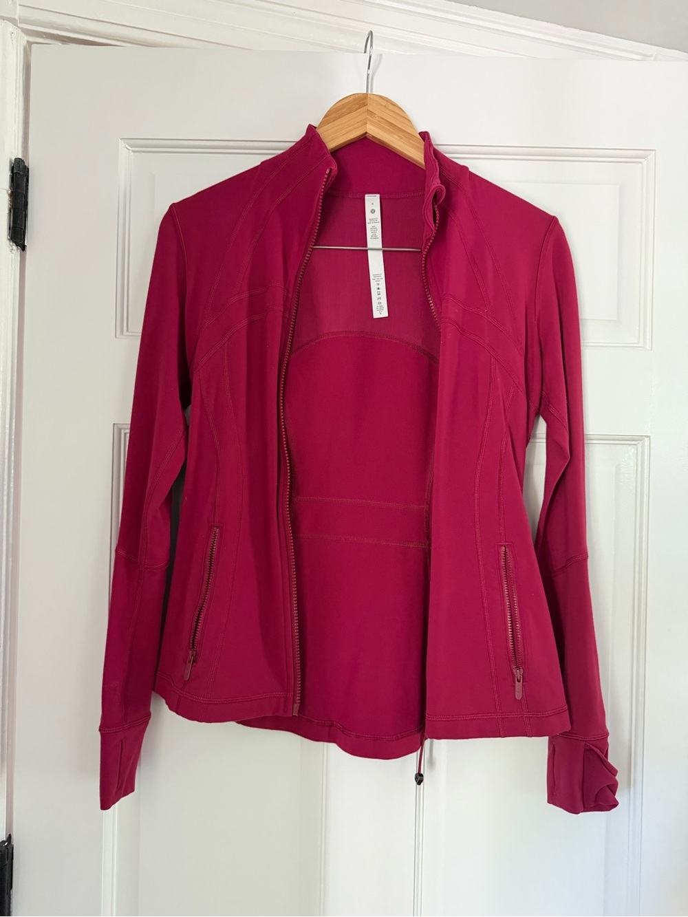 lululemon athletica Magenta Full-Zip Utility Jacket
